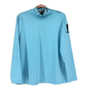 NWT Women's Jamie Sadock Golf Long Sleeve Shirt Top Sun Shield  Biarritz Medium